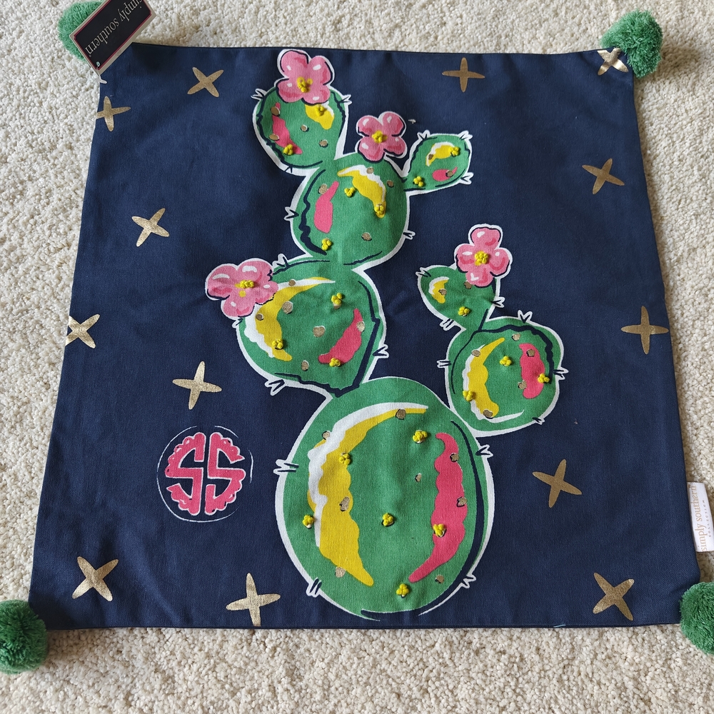 Simply Southern Navy Pillow Cover